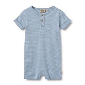 Wheat - Jumpsuit Alfred SS, Faded Blue